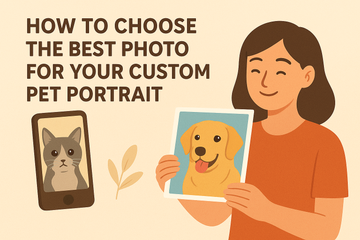 How to Choose the Best Photo for Your Custom Pet Portrait