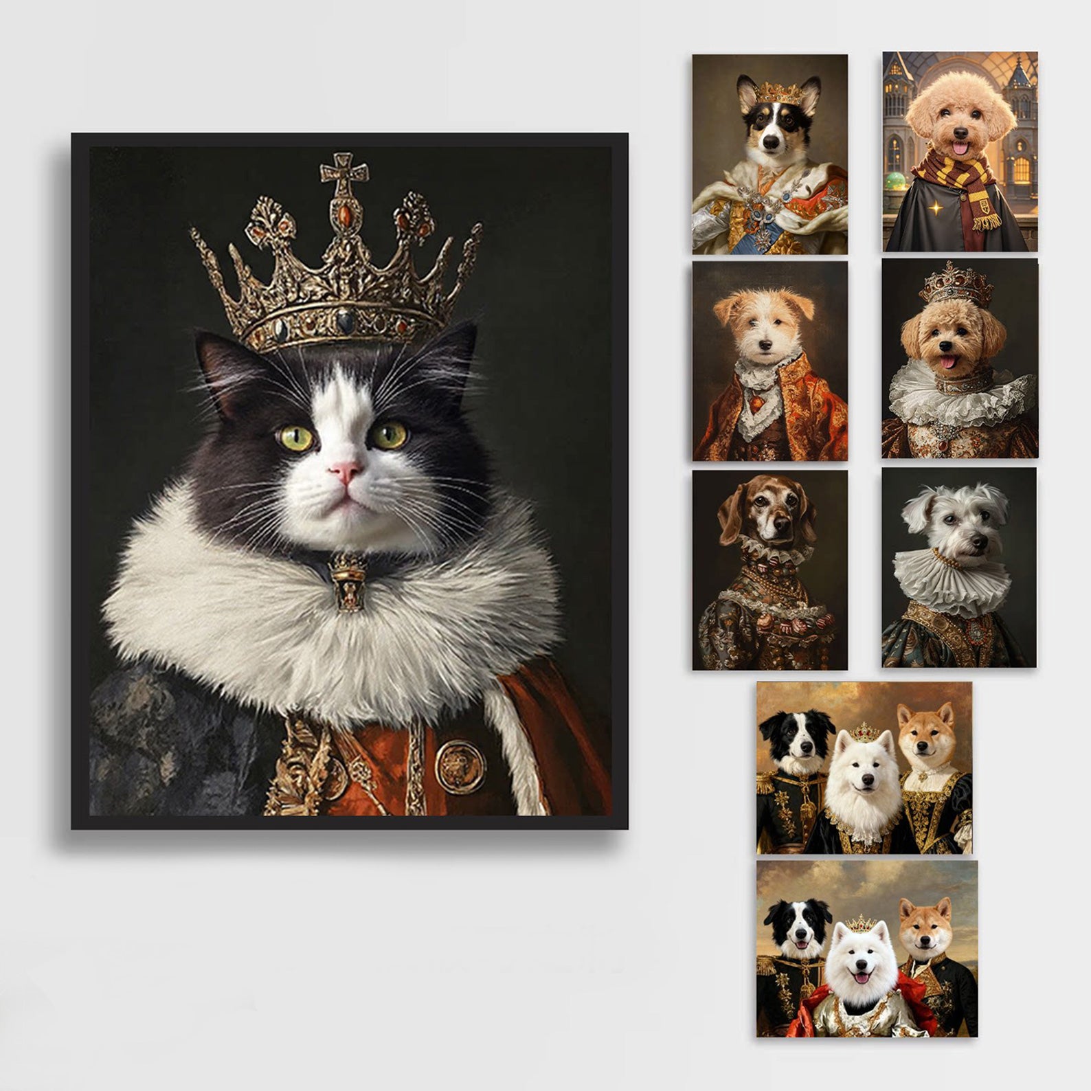 Custom Pet Famous Painting Portrait