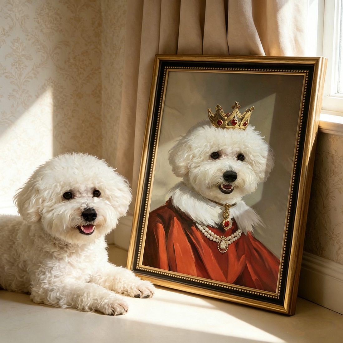Custom Pet Famous Painting Portrait