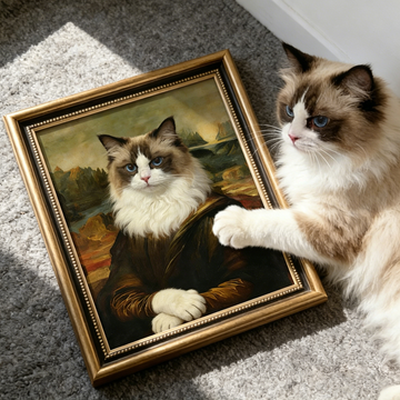 Custom Pet Famous Painting Portrait- Digital Download