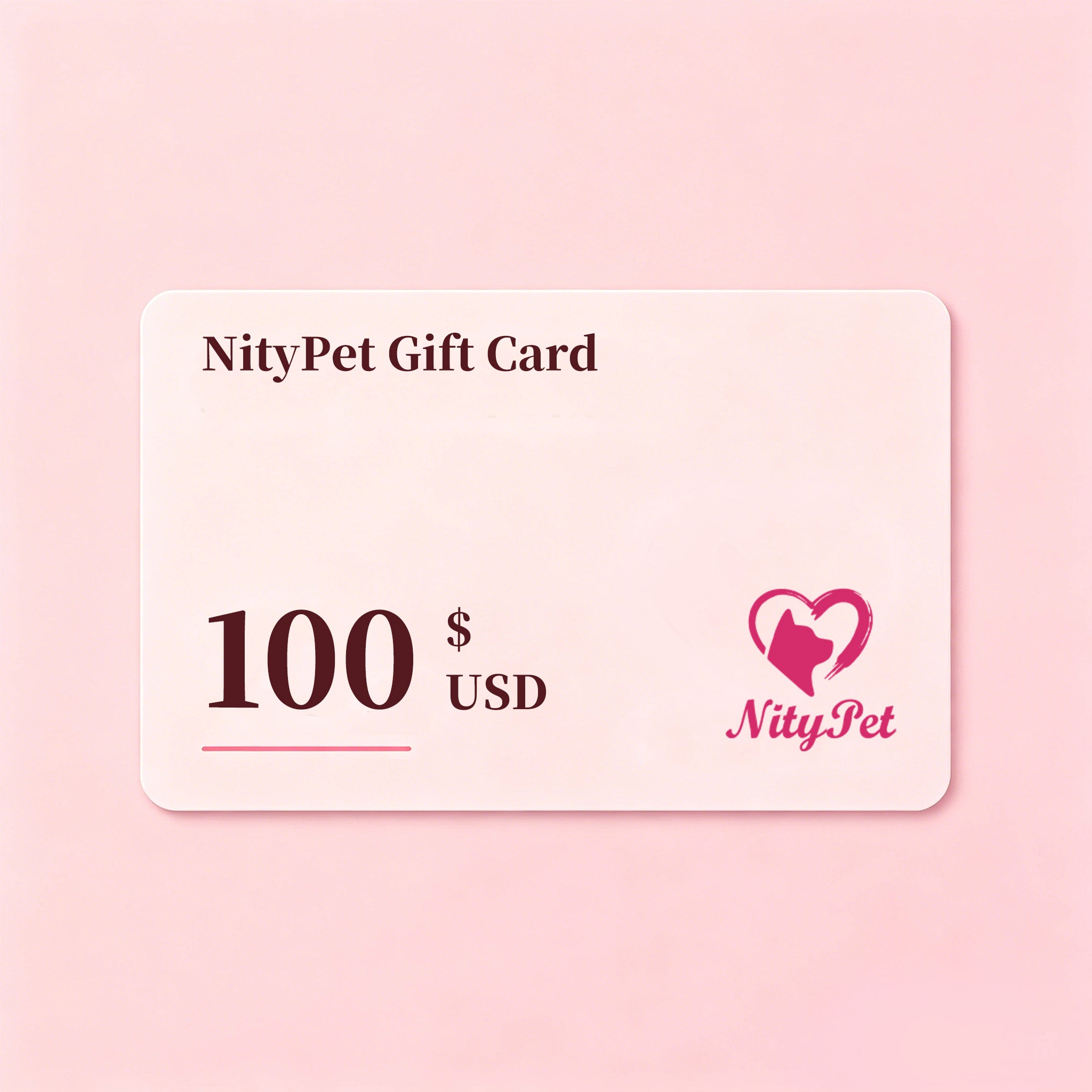NityPet Gift Card - last minute pet lover gifts